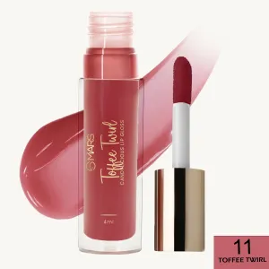 MARS Candylicious Sheer Lip Gloss – Hydrating & High Shine – Shade 11 Toffee Twirl (4 ml)
